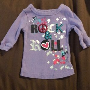 Amy Coe Rock and Roll  Glitter baby shirt‎